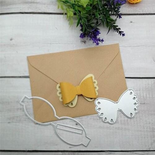 Metal Cutting Dies for Art bow DIY Scrapbooking Photo Album Decorative Embossing Paper Card Crafts Die Cut kids toys