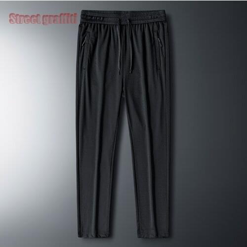 Men Streetwear Track Pants Fitness Clothing 2021 New Men Pants Joggers Sweatpants Men Fashion Summer Casual Quick-Drying Pant