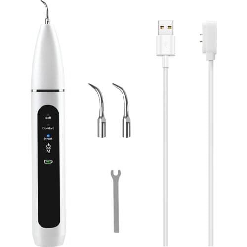 3 Modes Portable Ultrasonic Tooth Cleaner USB Rechargeable Removal of Calculus Waterproof for Adults Teeth Whitening Household
