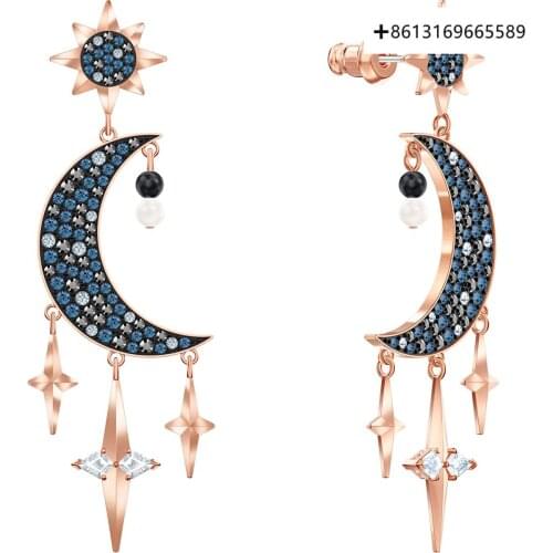 Pierced Earrings, Color Design, A Variety Of Metal Embellishment