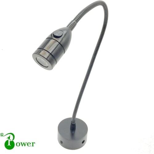2W 110V 220V 240V 24V 12V LED GOOSENECK READING LIGHT