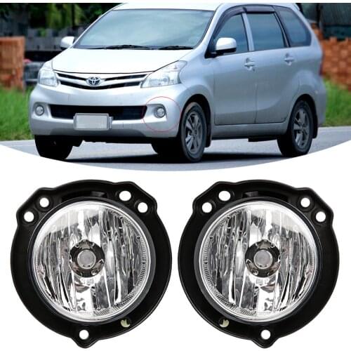 Fog Lamp Assembly Super Bright LED For Toyota Avanza 2012-2016 Car With Switch Wires Harness Auto Driving Spot Fog Lamp Assembly
