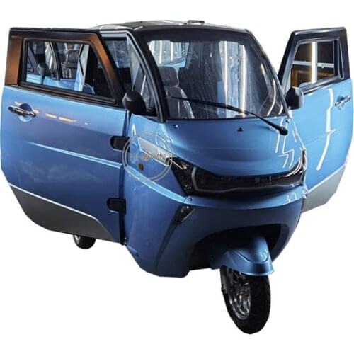 Enclosed New Energy Electric Tricycle for Adults Mini Motor Car 3 Wheel Passenger Vehicle for Sale Customizable