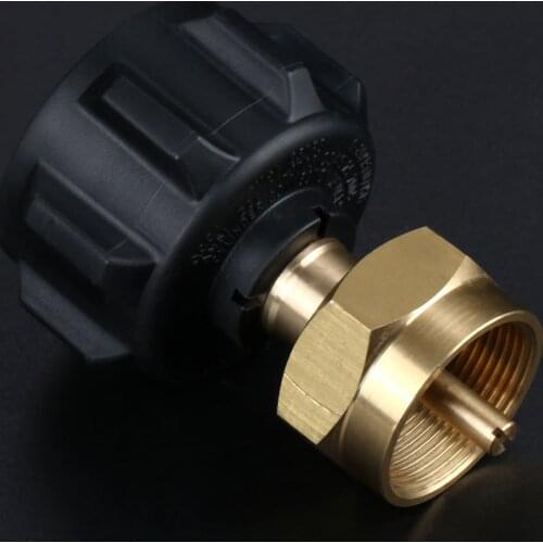 1LB Propane Refill Adapter for QCC1 Tank Regulator Valve and Brass Gas Bottle Tank Cylinder Lp Gas Heater Sealed Protect Cap