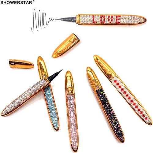 2021 Self-Adhesive Eyeliner Black Waterproof No Glue Glue The Eyelashes Directly After Drawing The Eyeliner Not Dazzling Smooth