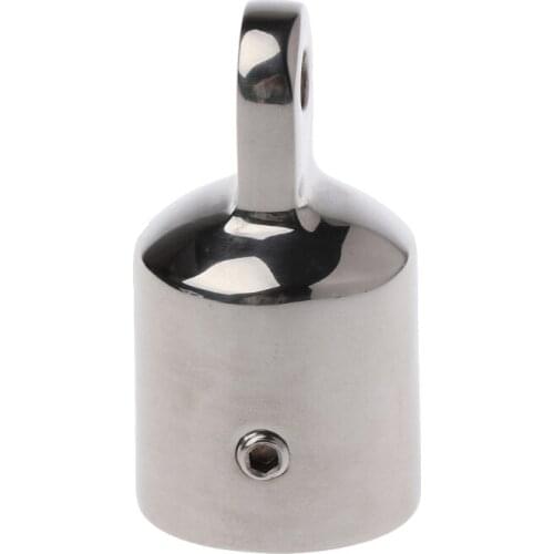 50LC Stainless Steel Bimini Top Eye End Cap For 0.98'' Pipe Marine Boat Yacht