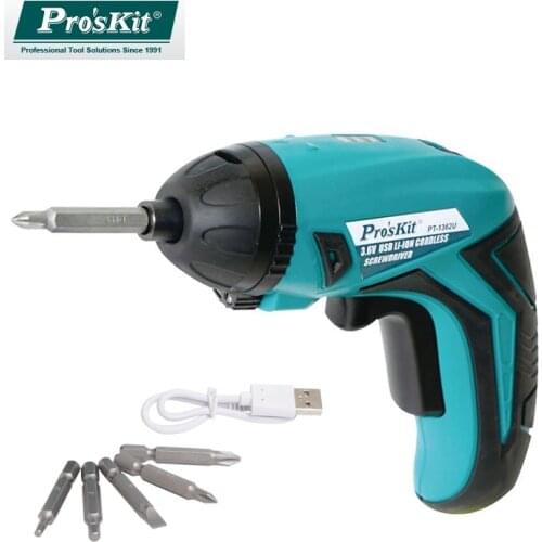 ProsKit PT-1362U 3.6V USB Li-ion Cordless Electric Screwdriver Power Tools