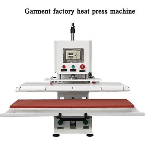 Automatic Multi-function Garment Factory Heat Press Machine Heat Transfer Machine Flat Plate Stamping Pneumatic Pressing Machine
