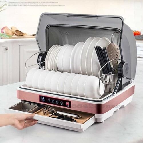 220V Household Kitchen Tableware Chopsticks Cleaning Cabinet Electronic Dish Dryer Ultraviolet Tabletop Disinfection UV