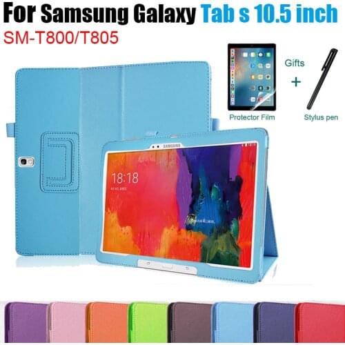 Case for Samsung Galaxy Tab S T800 T805 10.5 inch PU Leather Tablet Cover Case for Galaxy Tab S SM-T800 SM-T805 Tablet Case