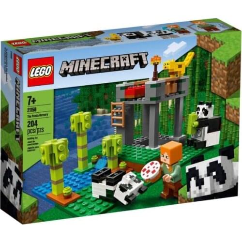 Lego 21158 Minecraft The Panda Nursery great toys birthday gift kids 204pcs children bricks figures playset characters fans