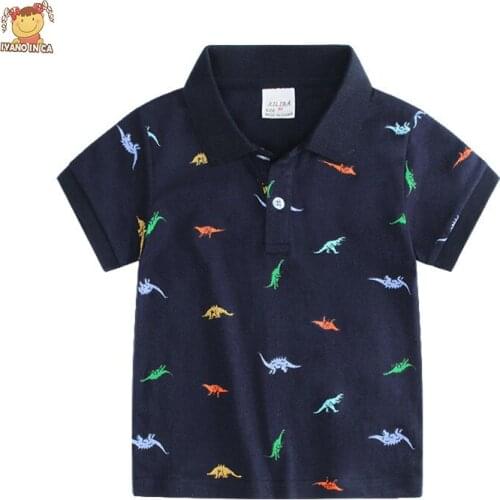 Dinosaur Boys T-Shirt For Kids Cartoon Childrens Shirts Clothing For Toddler Boys Summer Shirts Tees Tops Baby Boys Clothes