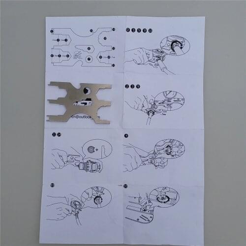 Diving Multitool Scuba Diving Regulator Repair Kits Survival Tool