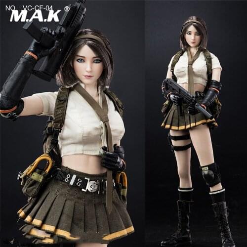 Collectible VC-CF-04 1/6 Scale Cross Fire Double Agent ZERO Figure collection Full Set Model Toy Doll For Fans Gifts