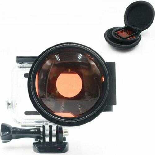 58mm 10X Close-Up Macro Filter Red Lens Filter for GoPro Hero 6 5 7 Black & Bag
