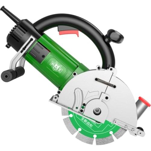 Monolithic cutting machine wall chaser dust-free hydropower installation project red brick concrete wall high-power wire slot cu