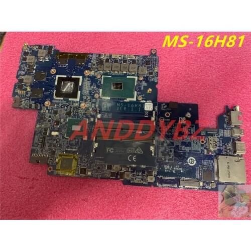 MS-16H81 VER 1.1 for MSI GS60 WS60 WS62 LAPTOP motherboard WITH I7-6700HQ CPU AND Quadro M600M 100% working OK