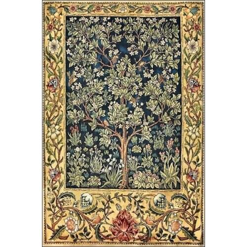 Embroidery Counted Cross Stitch Kits Needlework - Crafts 14 ct Aida Color DIY Handmade Decor - Garden of Delight