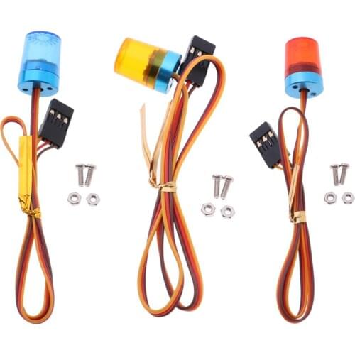 RC Car Police Flashlight Replacement Parts for 1:10 Scale Model Car Parts