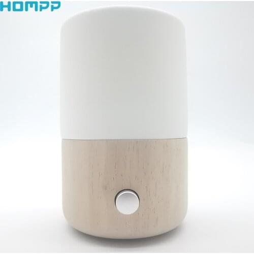 Diffuser Essential Oil Waterless Nebulizing Aromatherapy OAK Wood Handmade Ceramic LED Meditation Ambient Light Scent Fragrance
