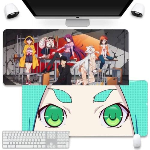 Monogatari Serisi Rubber Mouse Desktop Mousepad Mouse Pad Company XL Large Keyboard PC Desk Mat Takuo Anti-Slip Comfort Pad