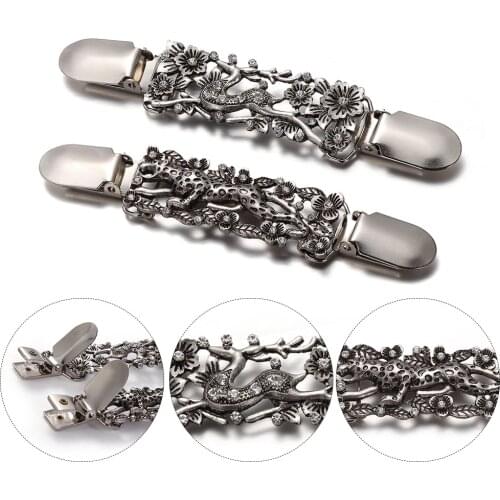 Cardigan Duck Clip Pin Women Collar Sweater Scarf Clasp Cardigan Sweater Blouse Shawl Shirt Retro Duck Clip Charm Accessories