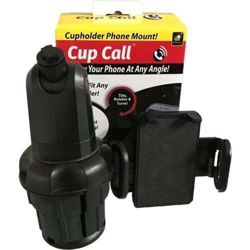 Universal Desk Call Cup Call 360 Rotating Mobile Phone Holder Water Drinking Bottle For Truck Van Drink Vehicle Car Accessories
