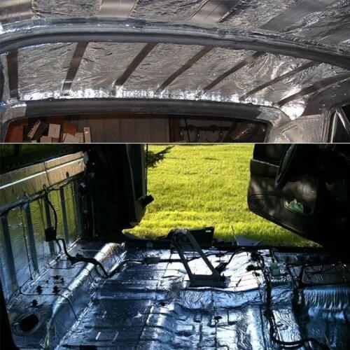 40GF Universal Waterproof Car Sound Deadener Mat Noise Bonnet Insulation Deadening for Hood Engine Sticker Dustproof Practical