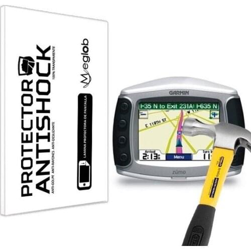 Screen protector Anti-Shock Anti-scratch Anti-Shatter compatible with GPS Garmin ZUMO 550
