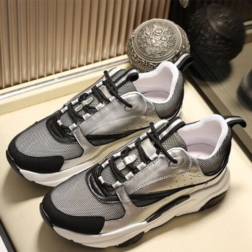 Women Sport Sneakers Ladies White Chunky Sneakers Female Brand Platform Shoes Real Leather Sneakers Woman Soft Sneakers Trainers