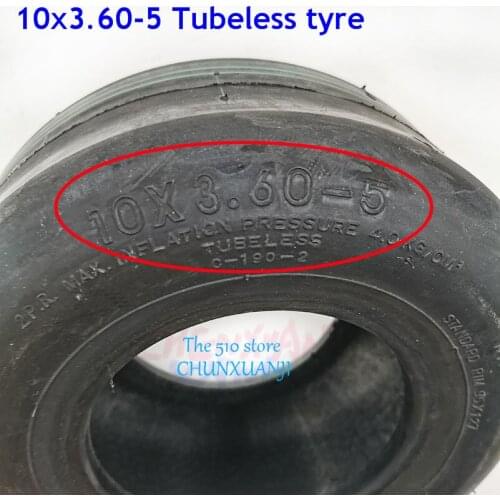 5 Inch 10*3.60-5 KARTING Tyre Wheel DIY Four Wheel GO Kart ATV UTV Buggy Quad 10x3.60-5 Front Wheel Tire