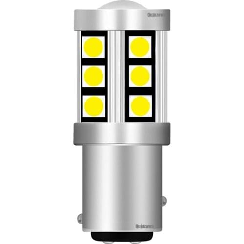 50PCS NEW 1157 P21/5W BAY15D 15 SMD 3030 LED Car Tail Lamp Turn Signals Motor Brake Bulb Daytime Running Light Red White Amber