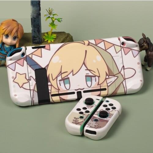 For Nintendo Switch Accessories Protective Shell Swordsman Switch PC Hard Cover Shell Back Grip Housing NS Game Console Case