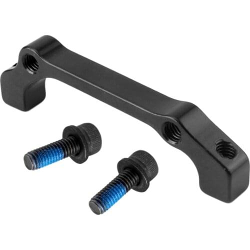 Aluminum Disc Brake Caliper Mount Adapter - Front - Fork 180mm Frame 160mm ( With Mounting Bolts)