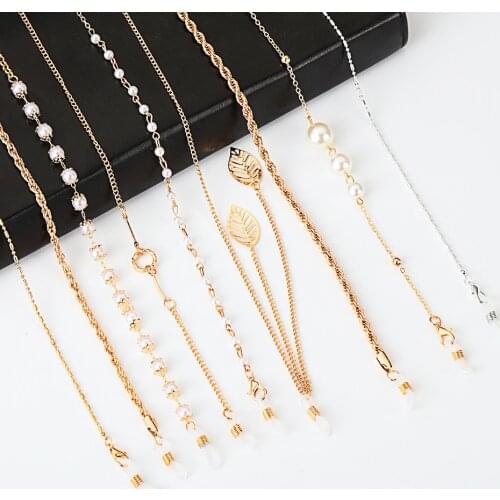 Fashion Eyeglass Chains Reading Glasses Retainer Sunglasses Neck Strap Rope Eyewears Strap Holder Cord Glasses Accessories