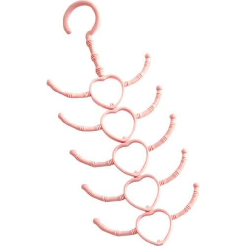 Two in a bag！2891 rotatable 10 claw multi purpose hanger hanger hanger tie silk scarf scarf hat rack plastic hook shoe rack