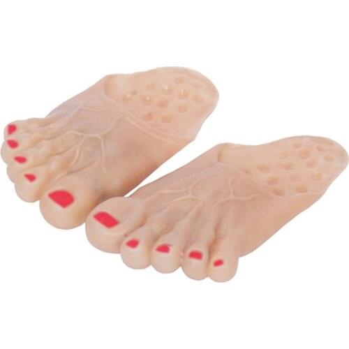 Halloween Cosplay Hulk Green Giant Feet Bigfoot Count Slippers Costume Masquerade