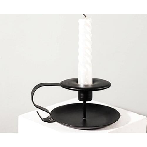 Jewatchyer Decorative White Candlesticks