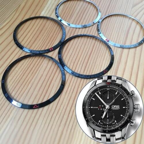 Aluminium alloy scale bezel for O RI S Sports Artix GT 44mm automatic watch 674 747 774 778
