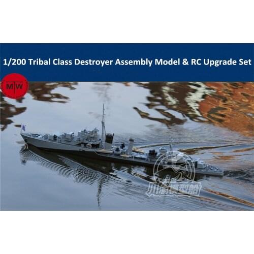1/200 Scale Tribal Class Destroyer Assembly Model & RC Upgrade Set