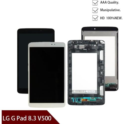 New 8.3'' inch For LG G Pad 8.3 V500 With Frame and No Frame LCD DIsplay Digitizer Glass Assembly Free shipping