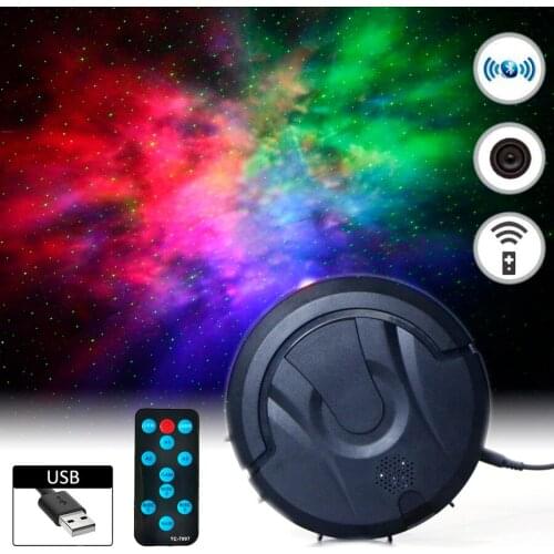 Novelty Galaxy Light Projector Remote Control Star Starry Sky Projector Lamp for Kids Bedroom Decor Night Light
