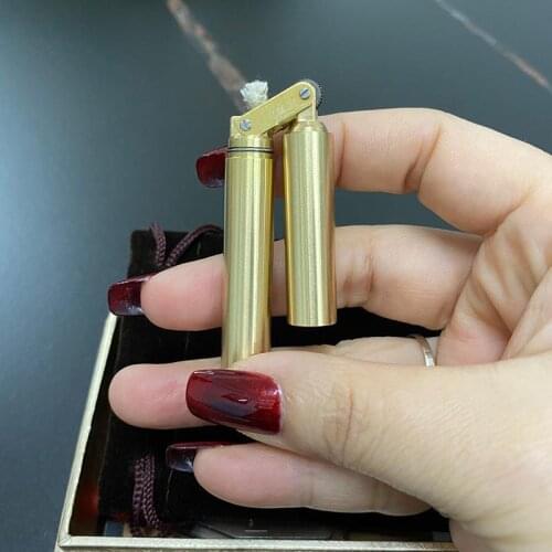 Zorro New Mini Small Copper Wheel Kerosene Creative Convenience Mens Smoking Accessories Gadget Mens Gift