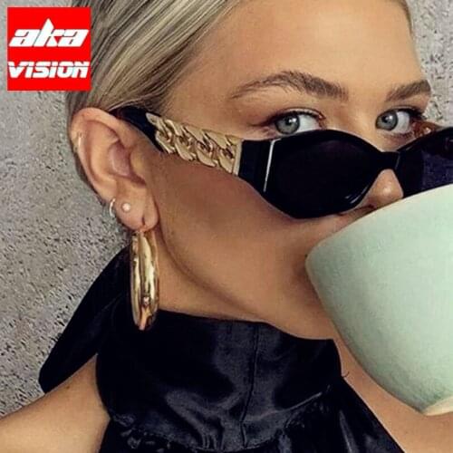 AKA VISION 2021 Rectangle Sunglasses Women Luxury Brand Square Glasses Women Elegant Eyewear for Women/Men Shades UV400 Oculos