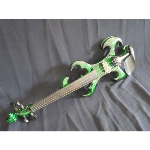 Original design crazy -4 SONG art streamline 4/4 electric violin,green color