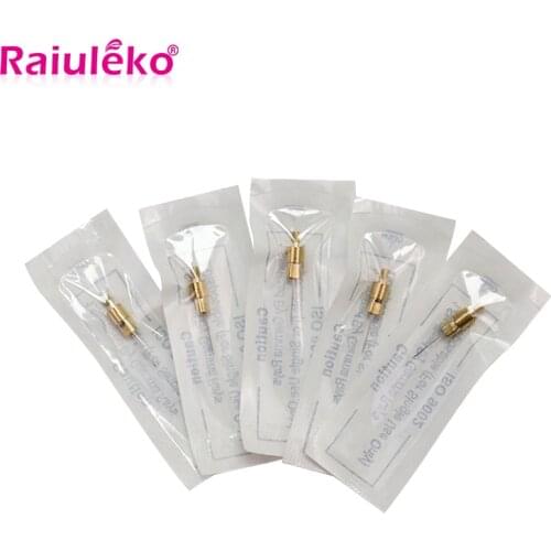 5 pcs/Lot Copper Material Dot Mole Removal Pen Replaceable Needles For Laser Warts Tattoo Spot Mole Removal Pen Accessories