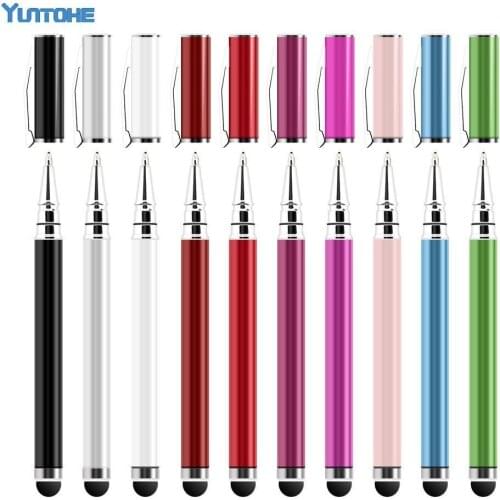 Capacitive Touch Screen Stylus with Ball Point Pen for Mobile phone iPad Samsung tablet PC Free DHL 300pcs/lot