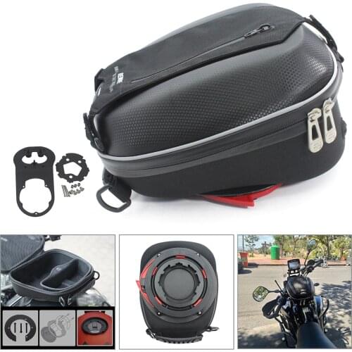 For HONDA CB 500 X 2019 Motorcycle Black Multi-Function Waterproof Fuel Tank Bag Luggage Mounting Bracket