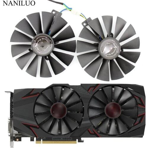 2pcs/lot T129215BM 4PIN 13-Blades DC12V 0.25A Application For Cerberus GTX 1070TI 8G / A8G GTX1070TI Gaming Card Cooling Fan