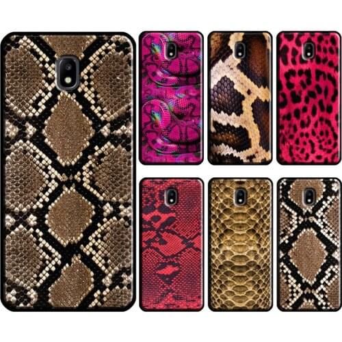 Vintage snake skin Texture For Samsung Galaxy J1 J3 J4 J5 J6 J7 2016 2017 A3 A5 A6 A8 A9 J2 Core J8 2018 Phone Case